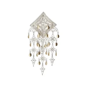BERGEN SØLJE HVIT/FORGYLT
