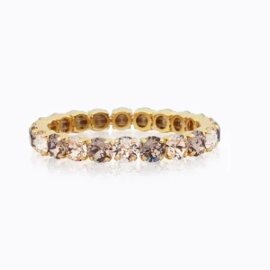 CAROLINE SVEDBOM ARMBÅND GIA STUD GREIGE SILK COMBO