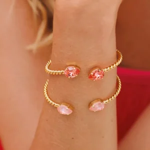 CAROLINE SVEDBOM ARMBÅND MINI DROP FLAMINGO IGNITE