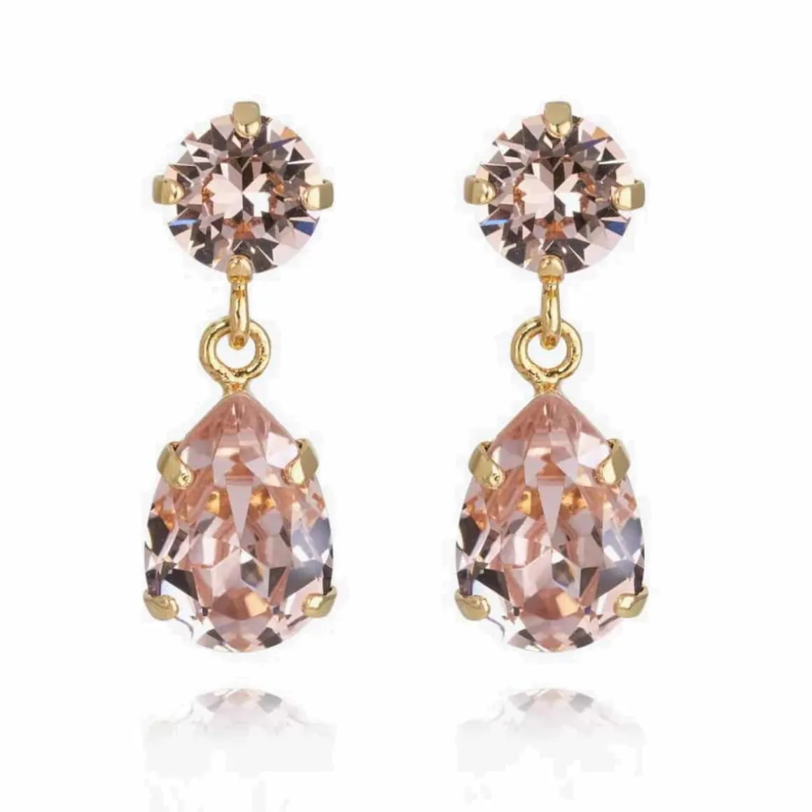 caroline_svedbom_redobber_0-22.webp CAROLINE SVEDBOM ØREDOBBER MINI DROP GOLD VINTAGE ROSE