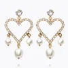 CAROLINE SVEDBOM ØREDOBBER HEART PEARL
