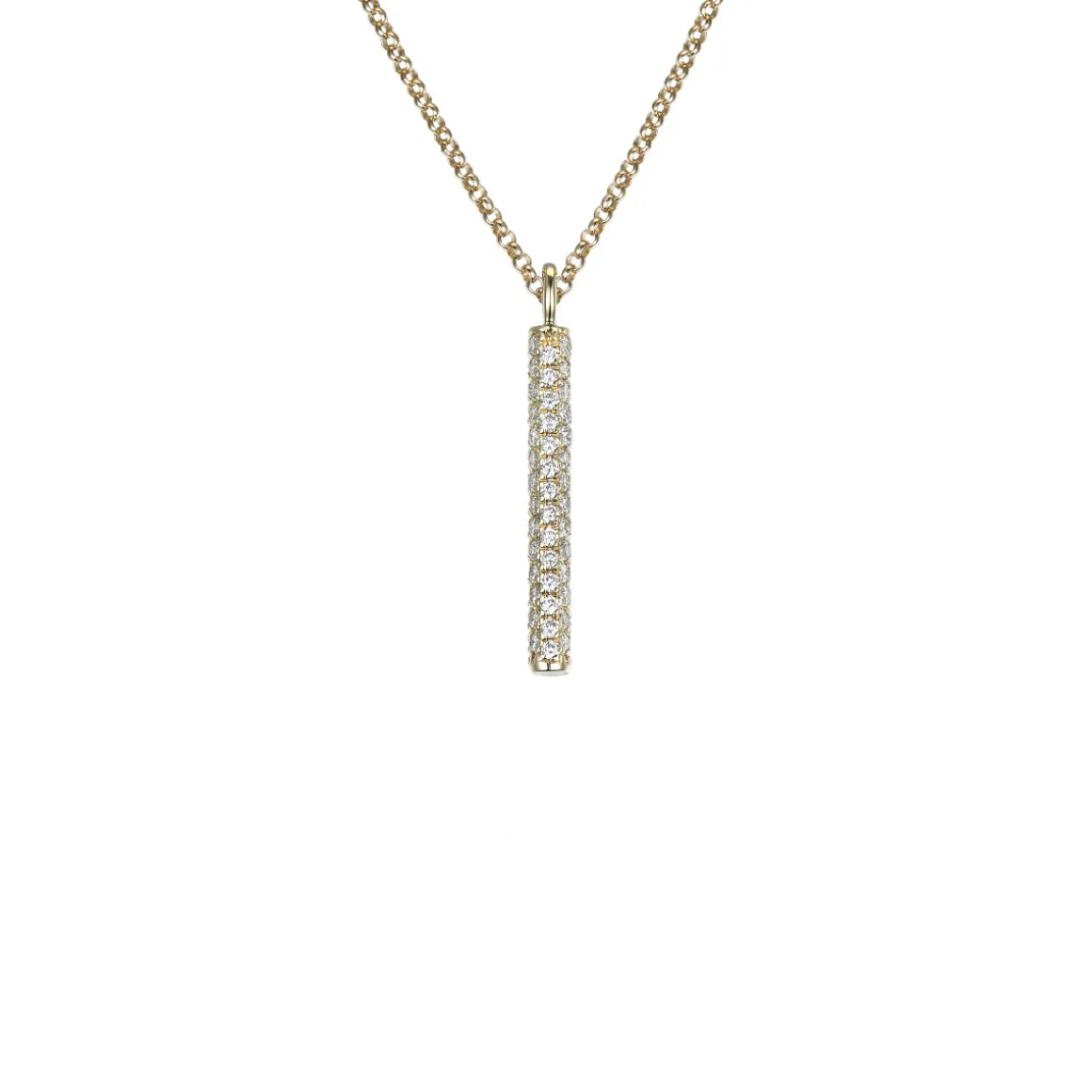 diamant_halssmykke_pave_m_0.webp DIAMANT HALSSMYKKE PAVE MED KJEDE HELLMAN 0,28CT