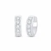 DIAMANT ØRERINGER 1,00CT HVITTGULL
