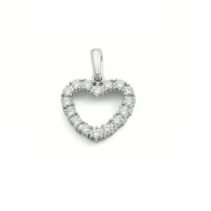 DIAMANTHJERTE ANHENG 0.50CT