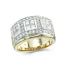 DIAMANTRING BRED GULTGULL 1.85CT TW.SI
