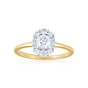 DIAMANTRING GULTGULL ROSETT HELLMAN