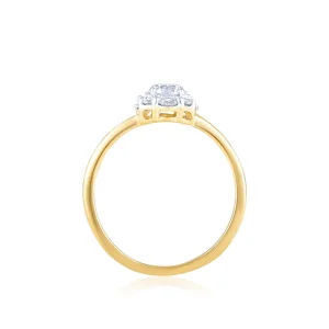 DIAMANTRING GULTGULL ROSETT HELLMAN