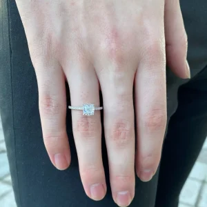 DIAMANTRING HELLMAN 1,74CT TW.SI CUSHION CUT