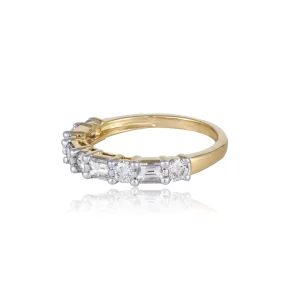 DIAMANTRING HELLMAN GULTGULL EMERALD AND BRILLIANT