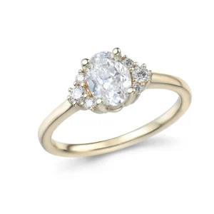 DIAMANTRING HELLMAN OVAL AND BRILLIANT 1,16CT TW.VS