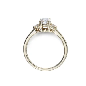 DIAMANTRING HELLMAN OVAL AND BRILLIANT 1,16CT TW.VS