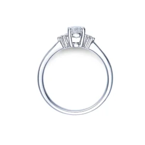 DIAMANTRING HELLMAN OVAL AND BRILLIANT 0,82CT TW.VVS