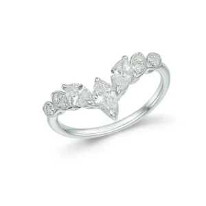 DIAMANTRING HVITTGULL HELLMAN BRILLIANT AND MARQUISE