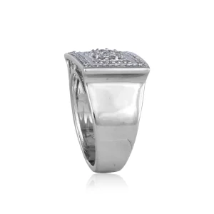 DIAMANTRING HVITTGULL HELLMAN DIAMOND SIGNET