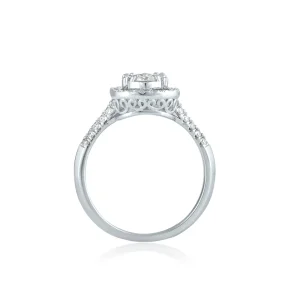 DIAMANTRING HVITTGULL ROSETT HELLMAN