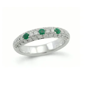 DIAMATRING MED SMARAGDER