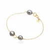 DULONG TAHITIPERLE ARMBÅND PICCOLO MOONLIGHT GULTGULL