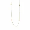 EFVA ATTLING KJEDE LOVE BEAD LONG GULL