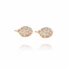 EFVA ATTLING ØREDOBBER LOVE BEAD GULL DIAMONDS