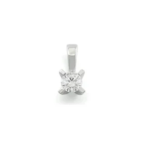 ENSTENSANHENG HVITTGULL DIAMANT 0.25 CT TW.SI