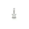 ENSTENSANHENG HVITTGULL DIAMANT 0.10 CT TW.SI