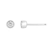 ENSTENSØREDOBBER BEZEL HVITTGULL DIAMANT 0.20CT TW.SI
