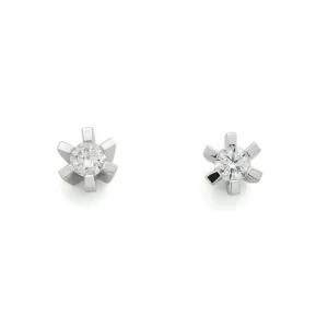 ENSTENSØREDOBBER HVITTGULL DIAMANT 0.10 ct Tw.si