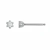 ENSTENSØREDOBBER HVITTGULL DIAMANT 0.10CT TW.SI