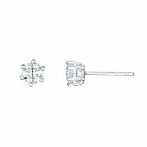 ENSTENSØREDOBBER HVITTGULL DIAMANT 0.60CT TW.SI