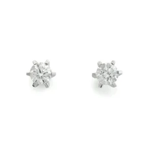ENSTENSØREDOBBER HVITTGULL DIAMANT 0.80 ct Tw.si
