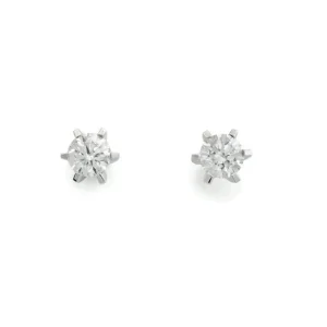 ENSTENSØREDOBBER HVITTGULL DIAMANT 0.50 ct Tw.si