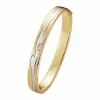 GEORG JENSEN ARMRING FUSION GULT/HVITT/ROSEGULL