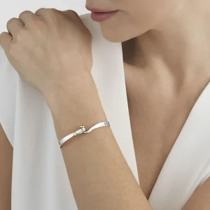 GEORG JENSEN ARMRING TORUN SØLV OG GULL