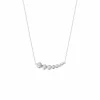 GEORG JENSEN HALSSMYKKE AURORA HVITTGULL