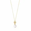 GEORG JENSEN HALSSMYKKE MAGIC MED PERLE OG DIAMANTER
