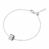 GEORG JENSEN KJEDE ARMBÅND FUSION HVITTGULL MED DIAMANTER