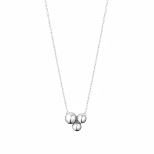 GEORG JENSEN KJEDE MED ANHENG MOONLIGHT GRAPES SØLV