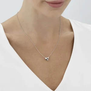 GEORG JENSEN KJEDE MED ANHENG MOONLIGHT GRAPES GULTGULL MED DIAMANT