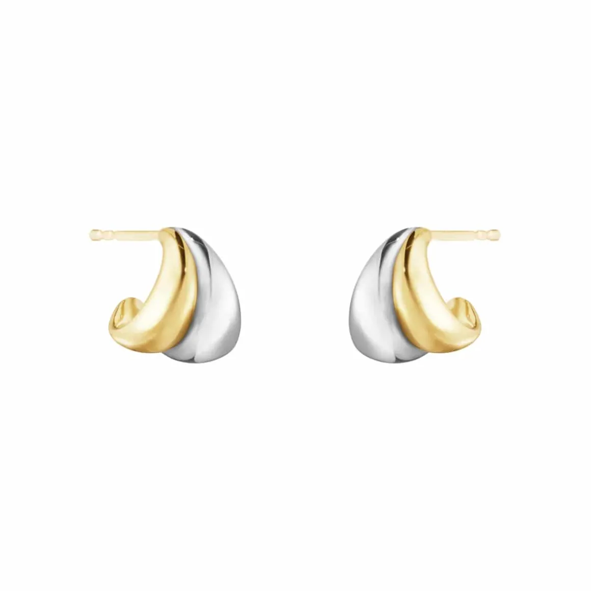 georg_jensen_redobber_cur_0.webp GEORG JENSEN ØREDOBBER CURVE SØLV & GULL