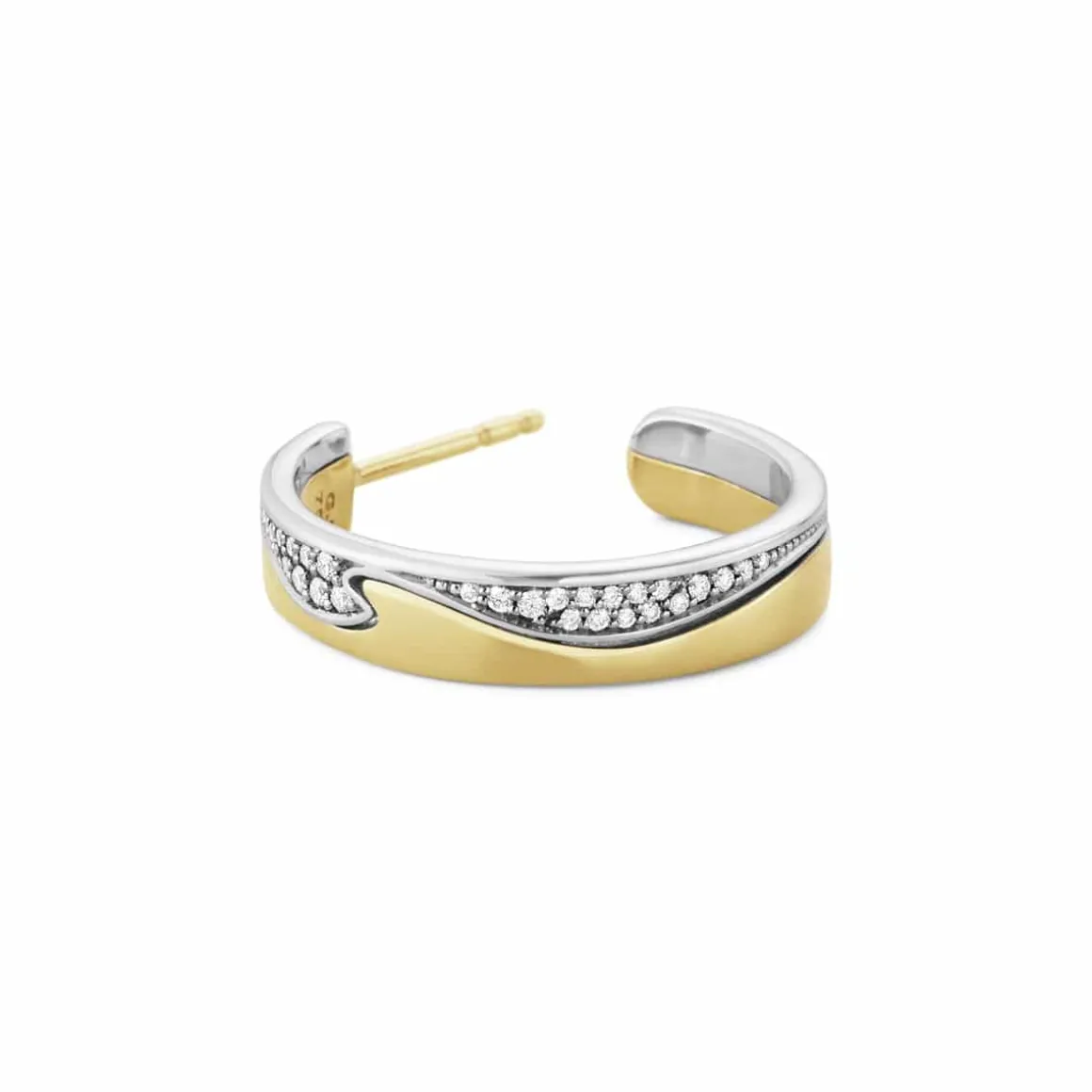 georg_jensen_redobber_fus_2.webp GEORG JENSEN ØREDOBBER FUSION GULL MED DIAMANTER STORE