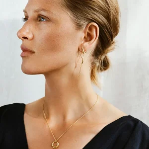 GEORG JENSEN ØREDOBBER MERCY GULTGULL
