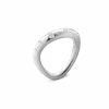 GEORG JENSEN RING OFFSPRING SØLV MED DIAMANTER