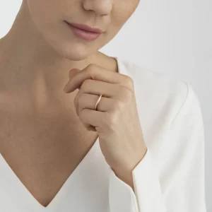GEORG JENSEN RING OFFSPRING ROSEGULL