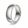 GIFTERING HELLMAN HVITTGULL 7MM OVAL