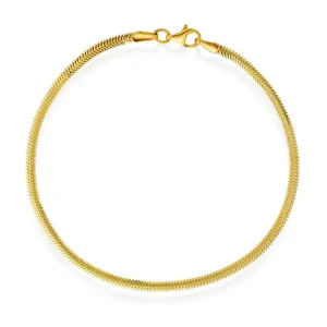 GULLARMBÅND SLANGE 2,5MM 19CM
