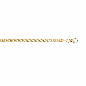 GULLARMBÅND TVILLING PANSER 2,8MM