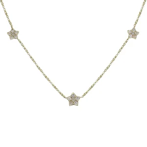 HALSSMYKKE STJERNER MED DIAMANTER