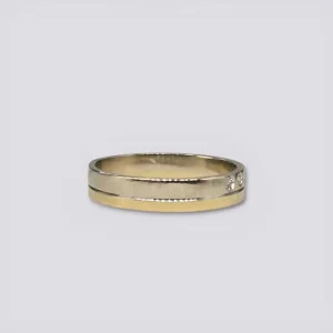 HELLMAN VINTAGE RING 2 FARGET MED DIAMANTER