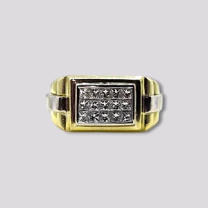 HELLMAN VINTAGE RING BRED MED 15 DIAMANTER