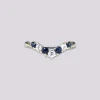 HELLMAN VINTAGE RING MED SAFIRER OG DIAMANTER
